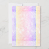 Baby geboorte, meisje of jongen aanpassen aankondiging (Achterkant)