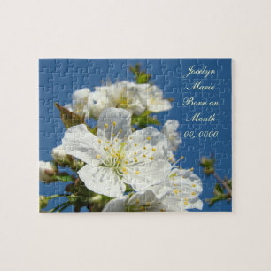Baby Geboorte Puzzel aangepaste Baby Naam Geboren