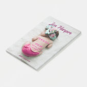 Baby geboorte statistieken voeg naam plaats datum  post-it® notes (Schuin)