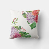 Baby geboorte, Waterverf tropische regenval Kussen (Achterkant)