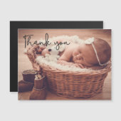 Baby geboorteaankondiging - Dank u (Voorkant / Achterkant)