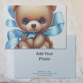 Baby Geboorteaankondiging Kaart | Foto toevoegen