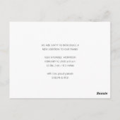 baby - geboortekaart van chic lettering briefkaart (Achterkant)