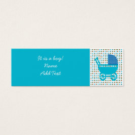 Baby Geboortekaartje Minicard Mini Visitekaartjes