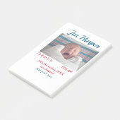 Baby Geboortestatistieken Naam toevoegen Plaats Da Post-it® Notes (Schuin)