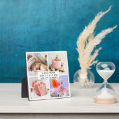 Baby Geboortestatistieken Vier fotocollage Fotoplaat (Insitu)