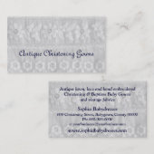  Baby geborduurd weefsel Visitekaartje (Voorkant / Achterkant)