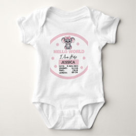 Baby Geboren Details Roze Koala Romper