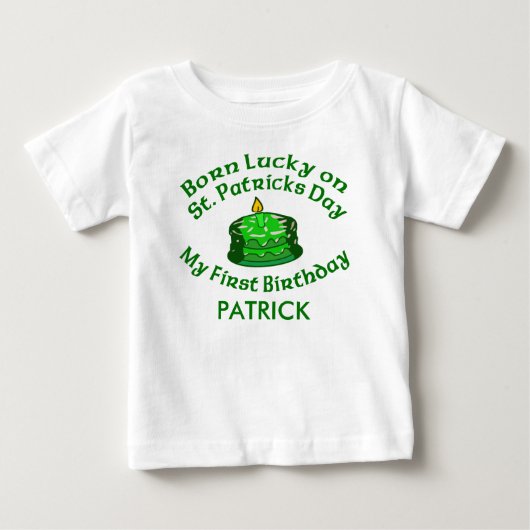 Baby geboren op St. Patricks Day  (Voorkant)