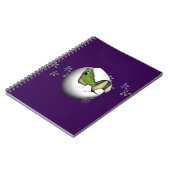 Baby Gecko in Egg  Notitieboek (Linkerzijde)