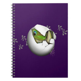 Baby Gecko in Egg Notitieboek