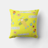 Baby Geel Sierkussen (Achterkant)
