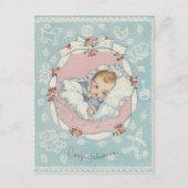  Baby gefeliciteerd Briefkaart (Voorkant)