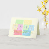 Baby gefeliciteerd! kaart (Gele Bloem)
