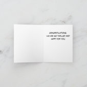 Baby Gefeliciteerd Kaart met de naam van de jongen (Binnen)