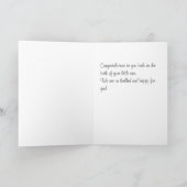 Baby Gefeliciteerd Kaart met meisjesnaam, (Binnen)