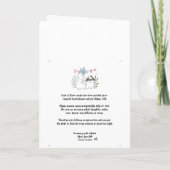 Baby Gefeliciteerd met de Puppy Kaart (Achterkant)