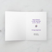 Baby Gefeliciteerd met nieuwe ouders Kaart (Binnen)