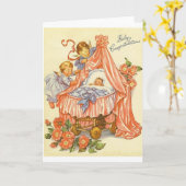  Baby Gefeliciteerd Wenskaart Kaart (Gele Bloem)