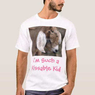 baby-geit, ik ben zo'n Kissable Kind T-shirt