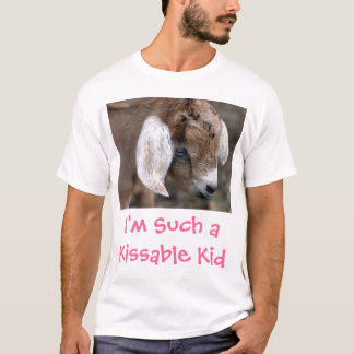 baby-geit, ik ben zo'n Kissable Kind T-shirt