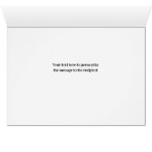 Baby Geit in een Pan Wenskaart (Binenzijde Horizontaal (Onderkant))