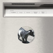 Baby Geit in het Zoo afbeelding Magneet (Insitu (Vaatwasser))