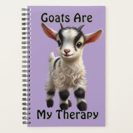 Baby Geit met pluizige vacht en heldere expressie Planner