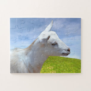 Baby Geit op een Boerderij Kind Puzzel