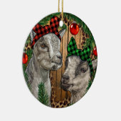 Baby Geiten kerstversiering png, Westerne kerst Keramisch Ornament (Rechts)