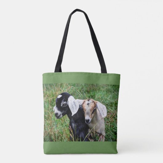 Baby Geiten Tote Bag (Achterkant)