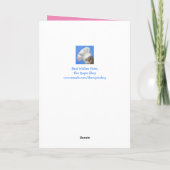 Baby Geitte "aan mama"-Valentijnsdag Feestdagen Kaart (Achterkant)