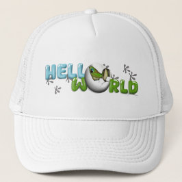 Baby gekko in ei  trucker pet