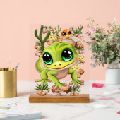 Baby Gekko's Schattigee stripfiguren Acryl Bord (Huwelijk)