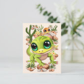 Baby Gekko's Schattigee stripfiguren Briefkaart (Staand voorkant)