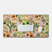 Baby Gekko's Schattigee stripfiguren Bureaumat (Keyboard & Muis)