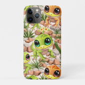 Baby Gekko's Schattigee stripfiguren Case-Mate iPhone Case (Achterkant)