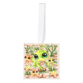 Baby Gekko's Schattigee stripfiguren Decoratie (Voorkant)