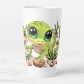 Baby Gekko's Schattigee stripfiguren Latte Mok (Voorkant)