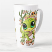 Baby Gekko's Schattigee stripfiguren Latte Mok (Rechterhoek)