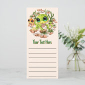 Baby Gekko's Schattigee stripfiguren Menu (Staand voorkant)