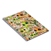 Baby Gekko's Schattigee stripfiguren Notitieboek (Rechterzijde)