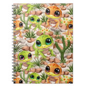 Baby Gekko's Schattigee stripfiguren Notitieboek (Voorkant)