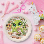 Baby Gekko's Schattigee stripfiguren Papieren Bordje (Feest)