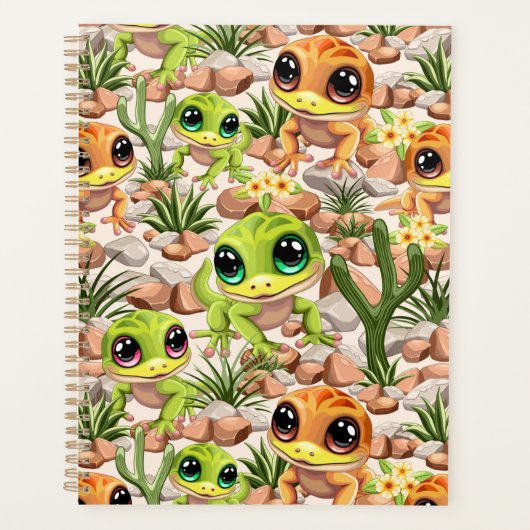 Baby Gekko's Schattigee stripfiguren Planner (Voorkant)