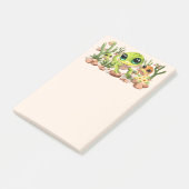 Baby Gekko's Schattigee stripfiguren Post-it® Notes (Schuin)