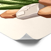 Baby Gekko's Schattigee stripfiguren Poster (Hoek)