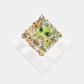 Baby Gekko's Schattigee stripfiguren Servet (Hoek)