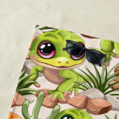 Baby Gekko's Schattigee stripfiguren Strandlaken (In situ)