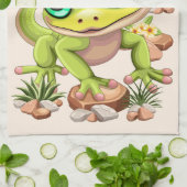 Baby Gekko's Schattigee stripfiguren Theedoek (Gevouwen)